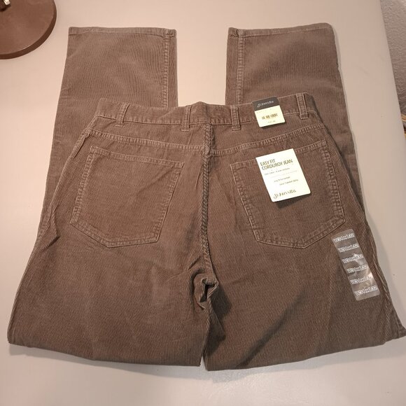 St. John's Bay men's Easy Fit Corduroy Jean relaxed pants -NWT- sz 34 x 32 NWT - Picture 1 of 12